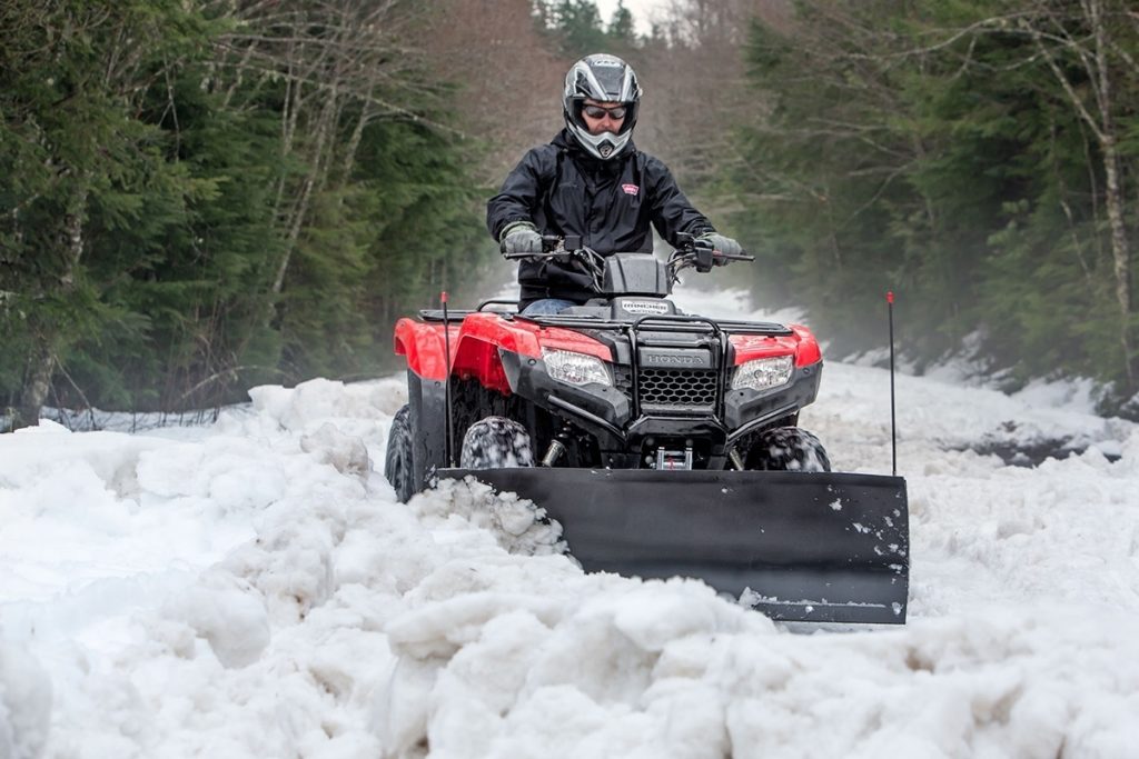 bästa snöplog atv